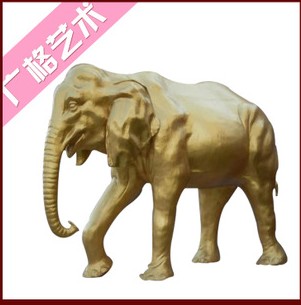 钢金大象雕塑