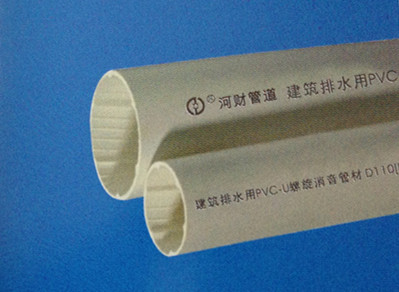 洛阳PVC-U建筑排水雨水螺旋消音排水