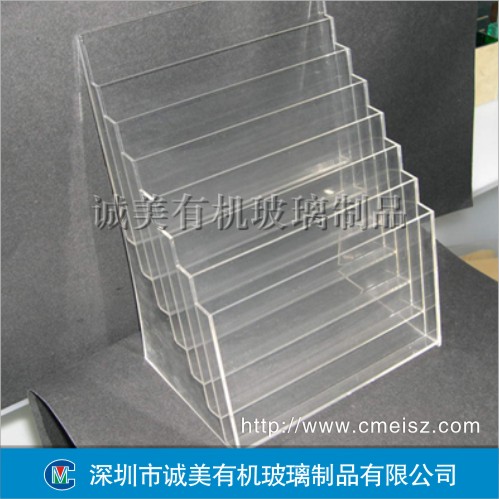 多层产品展示架 透明产品陈列架 深圳有机玻璃货架加工