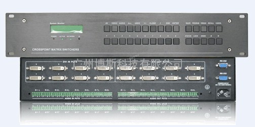 DVI8进8出矩阵DVI矩阵切换8路DVI广州格芬GF-DVI0808