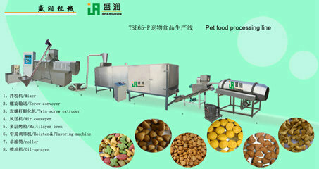 供应狗粮生产设备，TSE65-P狗粮生产线