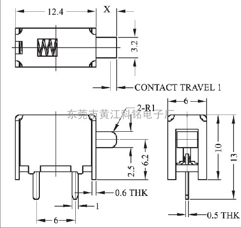 按键开关  PS-11F14