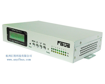 杭州福巴斯- 8口RS-232 串口服务器/串口转以太网/串口设备联网服务器