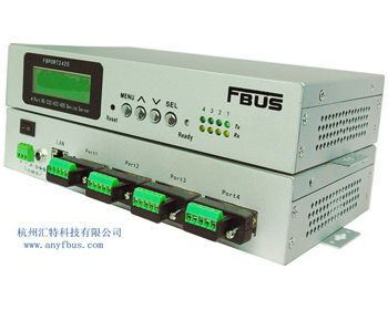 杭州福巴斯-1口RS-232/422/485 光电隔离串口服务器/串口转以太网/串口设备联网服务器
