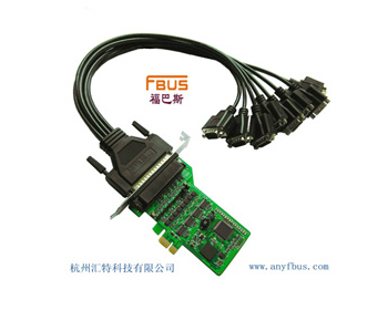 杭州福巴斯-8口RS-232 PCI-E多串口卡/PCI Express多串口卡