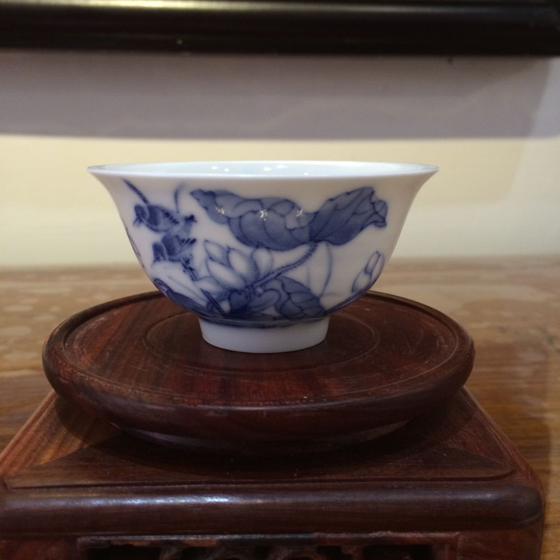 景德镇陶瓷杯 手绘山水花卉杯