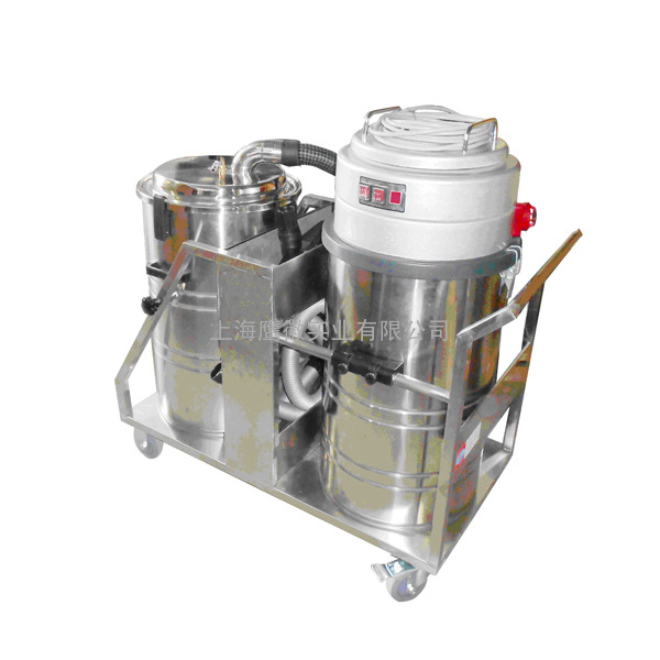 耐高温双桶式工业大功率吸尘器，GS-2000F清理超细粉尘
