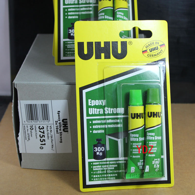 UHU37550 环氧树脂粘合剂 UHU300KG慢干AB胶20ml装 超强