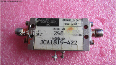 美国JCA JCA1819-422 9-19GHz 19dB SMA接头 微波低噪声放大器