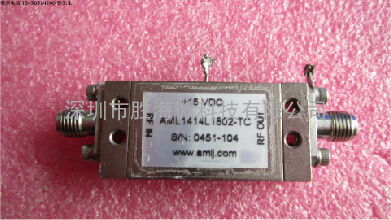 AML AML1414L1802-TC 4.5-17GHz 12dB SMA接头 微波低噪声放大器