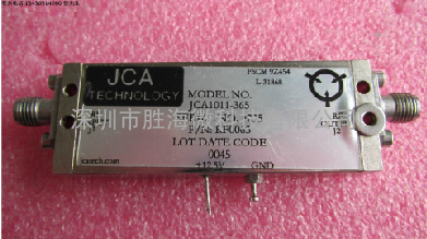 JCA JCA1011-365 5.5-11GHz 32dB SMA 功放低噪声微波功率放大器