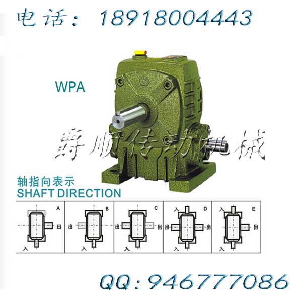 WPA200-25老式蜗轮蜗杆减速机