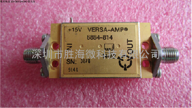 WJ M/A-COM 6884-814 4-12GHz 36dB SMA RF低噪声微波功率放大器