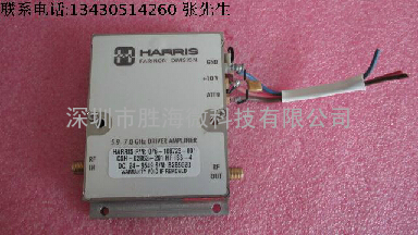 HARRIS 驱动放大器 4-7.5GHz 30dBm 46dB 射频微波 功率放大器