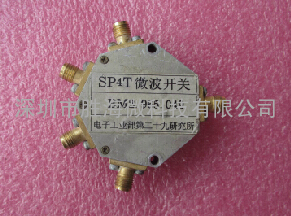 研究所产 1-8GHz SP4T SMA 单刀四掷 射频微波同轴电子PIN开关