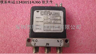 CS-33S6D 18GHz SMA 28V 200W 单刀双掷 射频微波高功率同轴开关