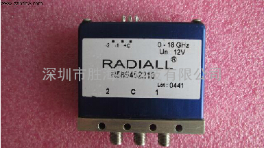 Radiall R585452210 DC-18GHz 300W 12V 单刀双掷 射频同轴开关