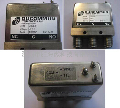 ducommun 2N2E31DC-12GHz N型SP2T 同轴开关 微波开关 射频开关