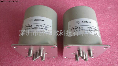 87104A Agilent 4GHz SP4T 24V SMA 180W 单刀四掷射频同轴开关