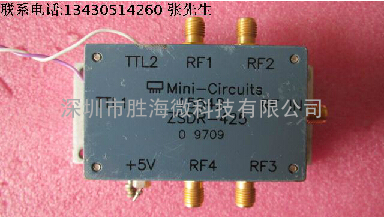 ZSDR-425 10-2500MHz SPDT SMA 单刀四掷 RF射频同轴电子PIN开关