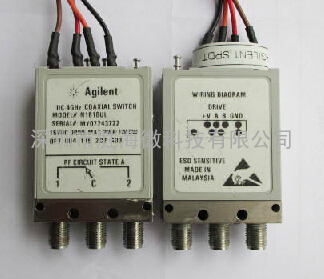 N1810UL Agilent DC-4GHz 15V SMA RF 单刀双掷射频微波同轴开关