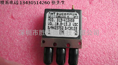 D13-412A50 DMT 22GHz SMA头 10.8-13.2V 300W 单刀双掷同轴开关