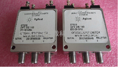 8765B Agilent HP 20GHz SMA 5V 180W 单刀双掷 射频微波同轴开关