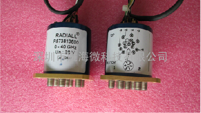 R573813600 RADIALL 40GHz SP6T 28V 2.92mm SPDT 单刀六掷