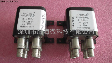 RADIALL R556523000 4GHz BNC 28V 500W 双刀双掷 射频同轴开关