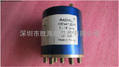 全新 Radiall R574413615 SP6T 18GHz 240W 28V SMA RF 同