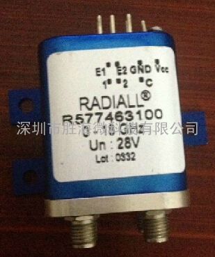 R577463100 DC-18GHz 300W 28V 射频微波同轴转换双刀双掷开关