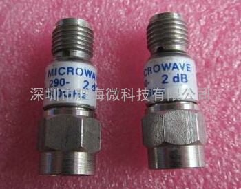 midwest 290-2dB 2dB DC-18GHz 2W SMA RF射频微波同轴固定衰减器