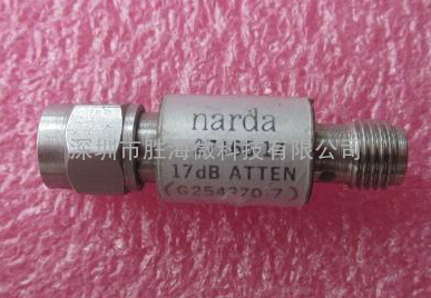 NARDA进口27166-17 17dB 18GHz 2W SMA RF射频微波同轴固定衰减器