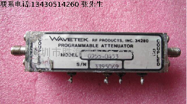 WAVETEK 0955-0453 DC-2GHz 0-60dB SMA RF 射频 程控步进衰减器