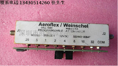 3200-2E-1 Weinschel DC-3GHz 0-63.75dB SMA RF 程控步进衰