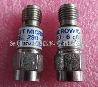 midwest 290-6dB 6dB DC-18GHz 2W SMA RF射频微波同轴固定衰减器