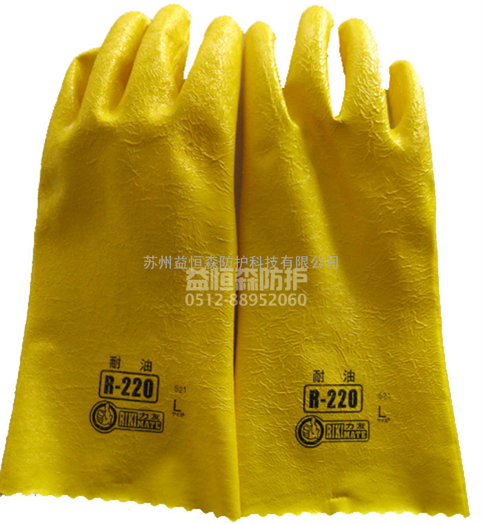 苏州劳保用品E-LHR220 聚氨酯（PU） 100%棉里衬 耐溶剂手套
