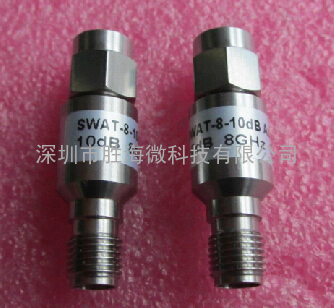 DC-6GHz 10dB 2W SMA RF 射频微波同轴固定衰减器 带测试图片