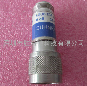 HUBER+SUHNER 6806.17.A 6dB 12.4GHz N接头 RF 射频同轴衰减器