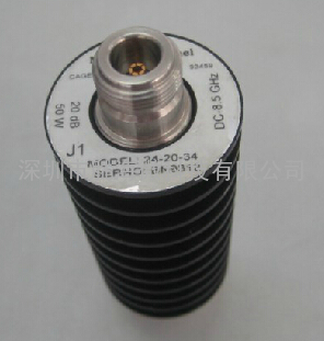 24-20-34 Weinschel DC-8.5GHz.20dB.50W 射频微波同轴固定衰减器