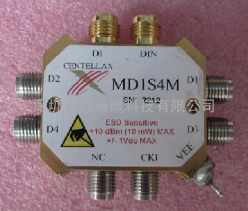 centellax MD1S4M ESD SENSITIVE 1.85MM 2.92mm 开关组件/