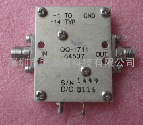 Aeroflex QQ-1711 6437 8-12GHz SMA 电控模拟射频微波电调移相器