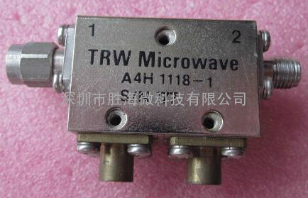 美国TRW进口 A4H1118-1 10.5-18GHz SMA RF 射频微波同轴隔离器