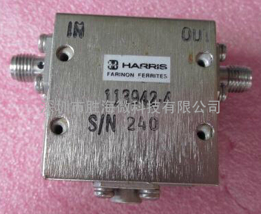 美国HARRLS进口 113942-4 0.94-1.3GHz SMA RF射频微波同轴隔离器