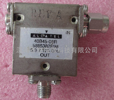 美国ALCATEL进口 40B45-08R 5.2-8GHz SMA RF 射频微波同轴隔离器