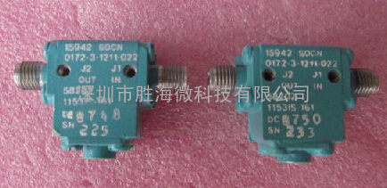 美国进口 0172-3-1211-022 12-18GHz SMA RF 射频微波同轴隔离器