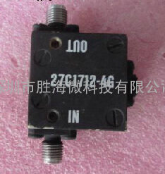 美国进口 27C1712-4G 5-7.4GHz SMA RF 射频微波同轴隔离器