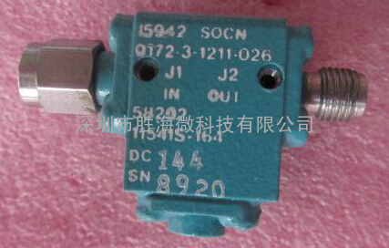 美国进口 0172-3-1211-026 12-18GHz SMA RF 射频微波同轴隔离器