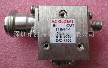 美国HARRLS 111907-1 3.3-4.6GHz SMA-N RF 射频微波同轴隔离器