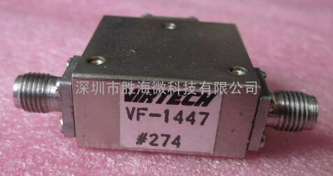 美国VIRTECH进口 VF-1447 2.7-4GHz SMA RF 射频微波同轴隔离器